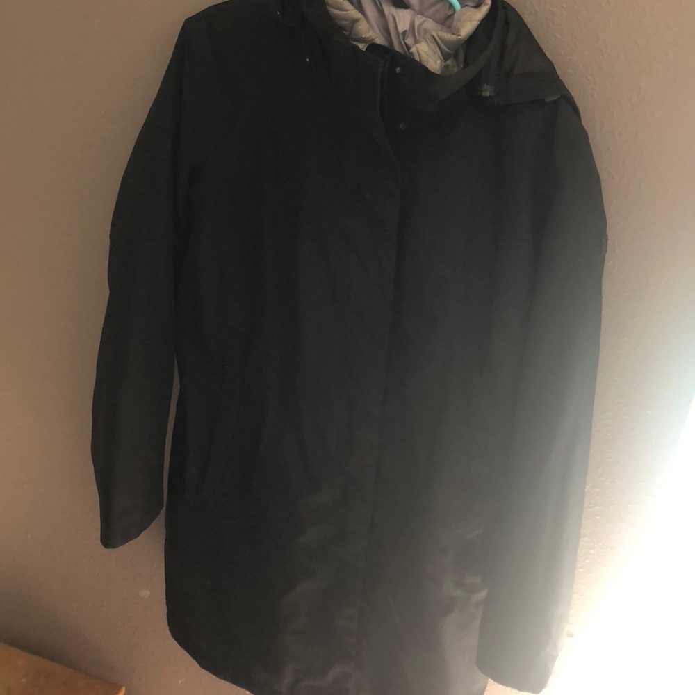 North face rain jacket 2 in 1